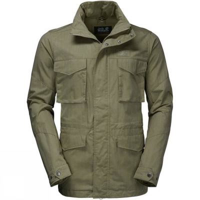 Chaquetas Jack Wolfskin Freemont Field Hombre Verde Oliva - Chile AKM192470